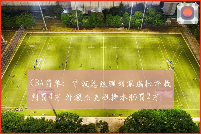 CBA罚单：宁波总经理刘家成批评裁判罚4万 外援杰克逊摔水瓶罚2万